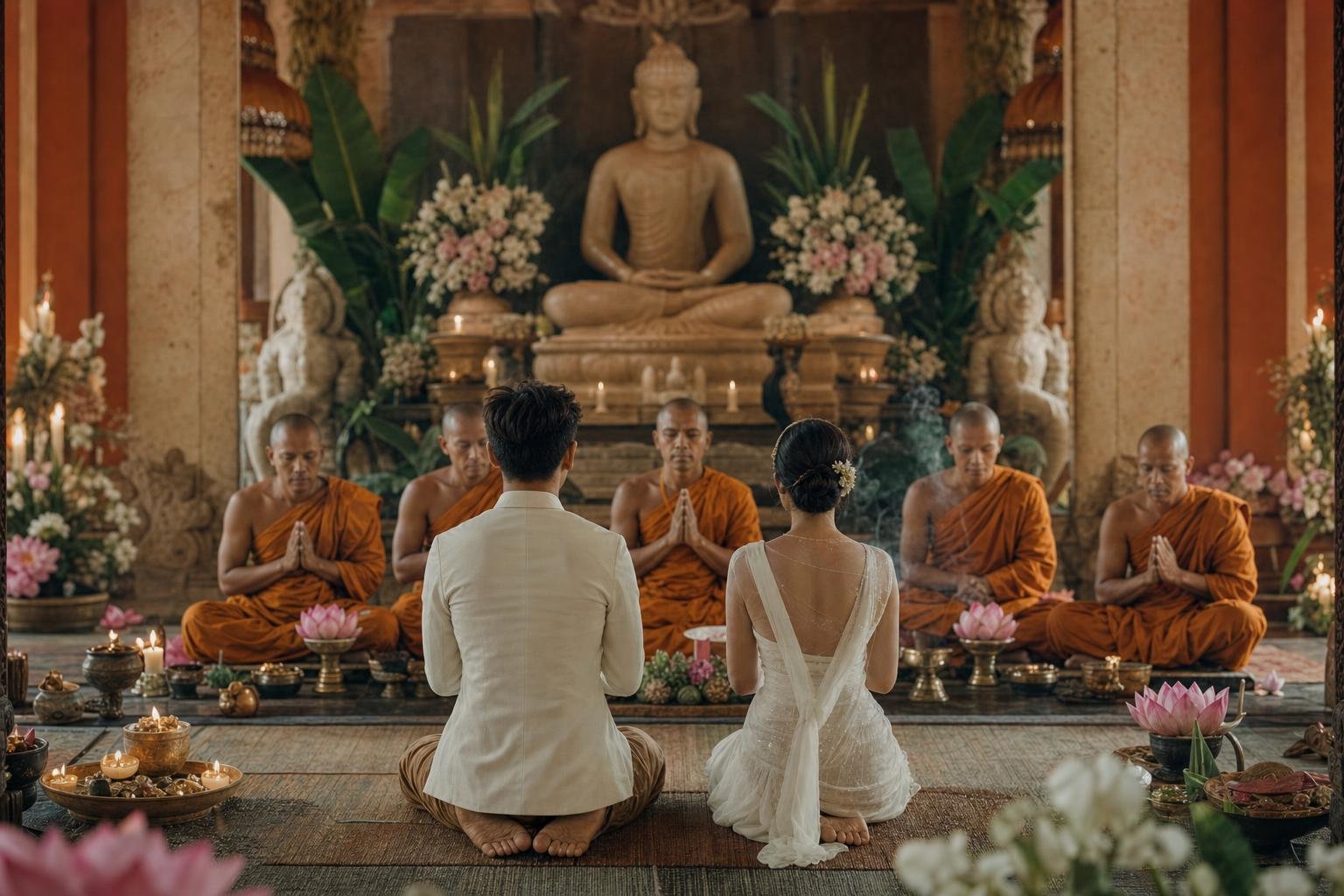 Mariage à Bali - buddhist
