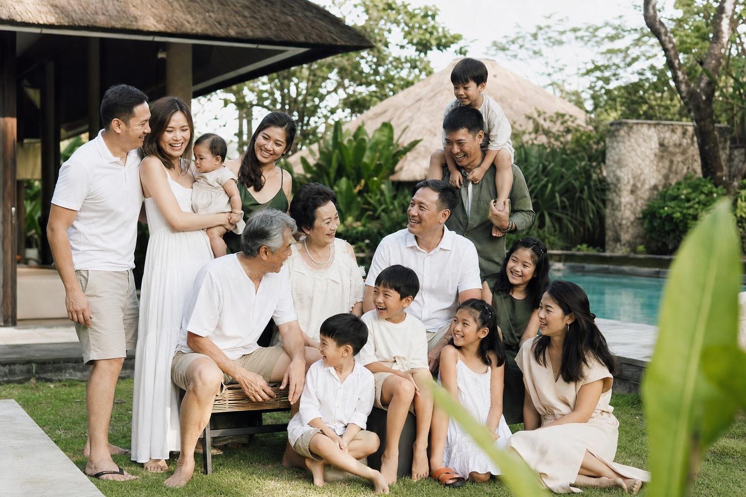 Mariage à Bali - family