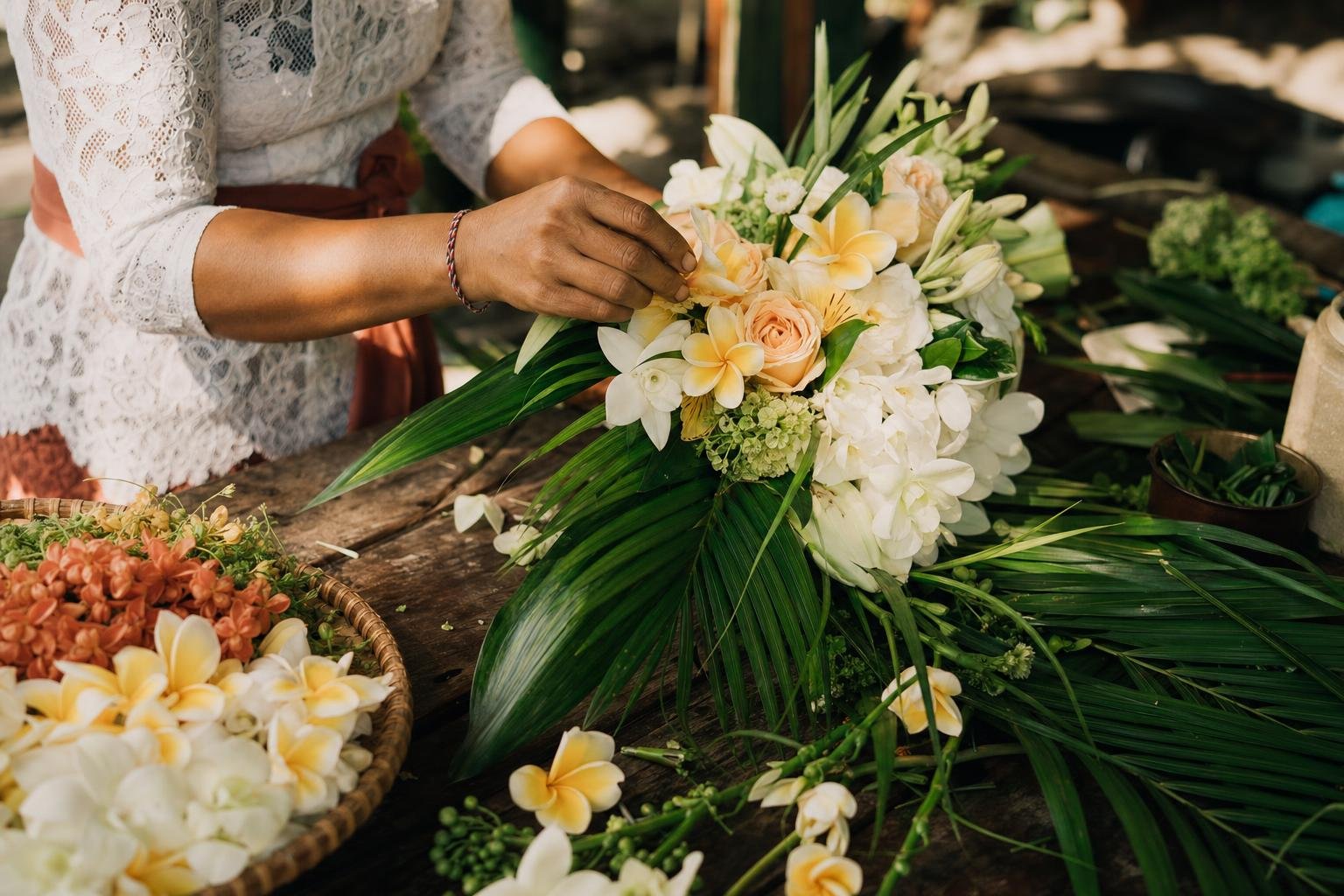 Mariage à Bali - florist