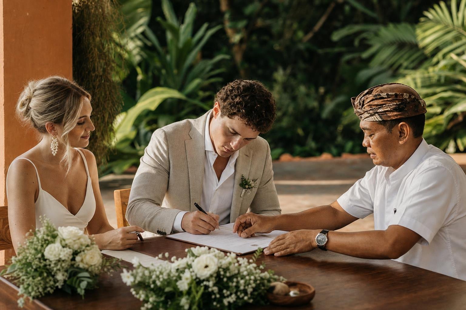 Mariage à Bali - legal