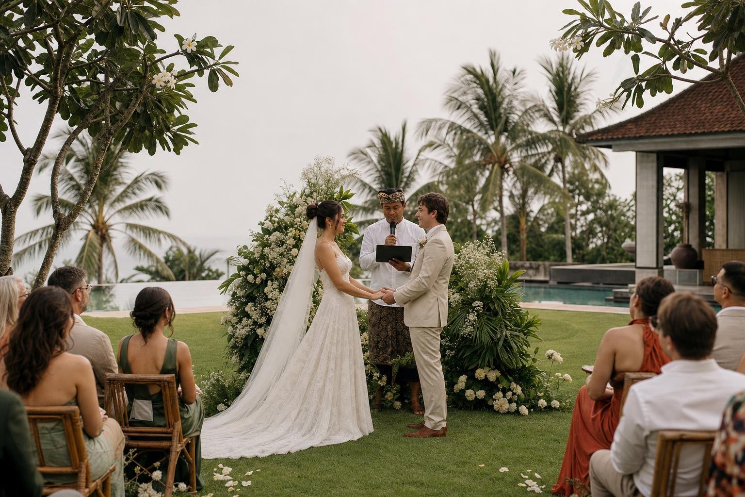 Mariage en villa privée à Bali